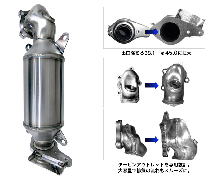 HKS メタルキャタライザー　【S660】