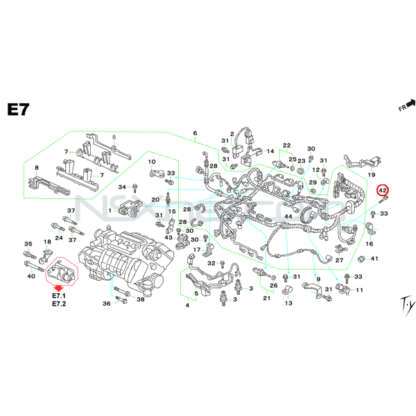 95701-0604005 ボルト,フランジ 6X40