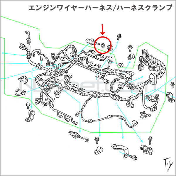 91307-PK2-005 Oリング 9.5X1.5 (マツシタ)